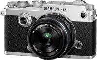 Фотоаппарат Olympus PEN-F 1718 Kit Silver + EW-M1718 Black
