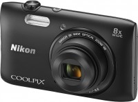 Фотоаппарат Nikon Coolpix S3600 + чехол + карта памяти 8Gb Black