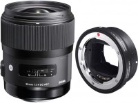 Объектив Sigma AF 35mm F/1.4 DG HSM |A Canon + адаптер MC-11 EF-Sony E