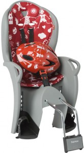 Детское велокресло Hamax 551058 Kiss Safety Package Grey red