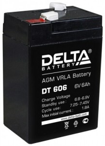 Аккумулятор для ИБП Delta battery DT 606 6Ач пр