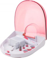 Электрический маникюрно-педикюрный набор Smile MPS 3410 White pink