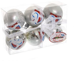Набор игрушек Серпантин Новогодний Домик HV6006-0968S нарушена упаковка