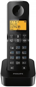 Радио-телефон Philips D2101 Black