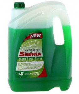 Антифриз Sibiria -40 10 кг Green