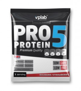 Протеин Vplab VP191077-1 Pro5 Protein клубника 30 г