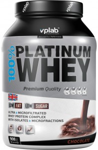Протеин Vplab VP5065202 100% Platinum Whey шоколад 908 г
