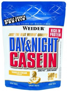 Протеин Weider 31275 Day&Night Casein ваниль-крем 500 гр