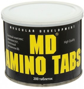 Аминокислотный комплекс Muscular Development Amino Tabs 200 таб