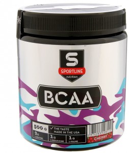 Аминокислотный комплекс SportLine Nutrition BCAA 2:1:1 вишня 500 г