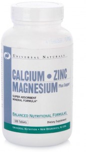 Витаминно-минеральный комплекс Universal Nutrition U4785 Calcium Zinc Magnesium 100 таблеток