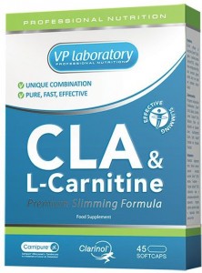 Витаминно-минеральный комплекс Vplab VP608141 CLA+L-Carnitine без вкуса 45 капсул