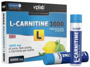 Л-карнитин Vplab VP203052-1 L-Carnitine 3000 цитрус 7x25 мл