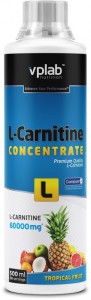 Л-карнитин Vplab VP162451 L-Carnitine Concentrate тропические фрукты 500 мл