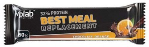 Батончик Vplab VP88780 32% Protein Best Meal Replacement шоколад-апельсин 60 г