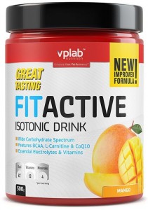 Изотоник Vplab VP55626 FitActive Isotonic Drink манго 500 г