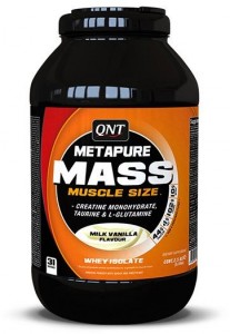 Гейнер QNT Metapure Mass+ молоко ваниль 2.5кг