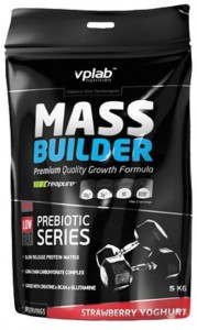 Гейнер Vplab VP191566 Mass Builder клубника йогурт 5 кг
