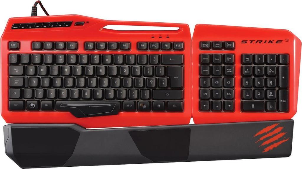 Клавиатура Mad Catz S.T.R.I.K.E. 3 Red