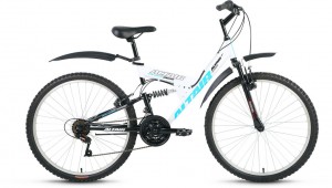 Велосипед Altair MTB FS 26 16 (2016) White black