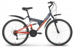 Велосипед Altair MTB FS 26 16 (2016) Grey orange