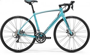 Велосипед Merida Ride Disk 100 Juliet 20 (L 52 см) (2017) Silk petrol blue black