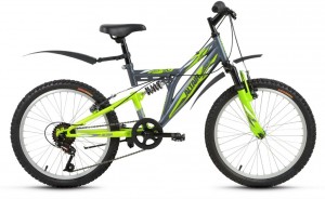 Велосипед Altair MTB FS 20 13 (2017) Grey green matte