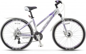 Велосипед Stels Miss 6700 MD 19.5 (2016) White grey purple