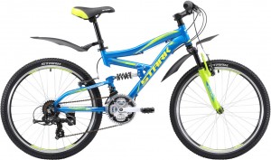 Велосипед Stark Rocket 24.2 FS V (2017) Blue green