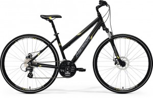 Велосипед Merida Crossway 15-MD Lady 21.26 (2017) Matt black yellow grey