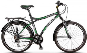 Велосипед Stels Navigator 800 V 18 (2015) Black green white