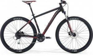 Велосипед Merida Big Nine 100 19 (2016) Black matte/Red/Grey