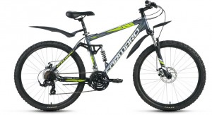 Велосипед Forward Terra 2.0 Disc 18 (2016) Gray black matt