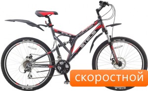 Велосипед Stels Challenger MD 20 Disc (2015) Grey black red