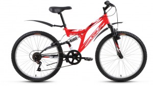 Велосипед Altair MTB FS 24 14 (2017) Red black