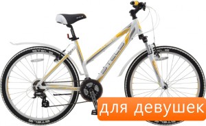 Велосипед Stels Miss-6300V 19.5 (2015) White yellow