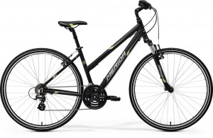 Велосипед Merida Crossway 10-V Lady 18.11 (2017) Matt black green grey