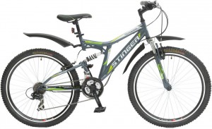 Велосипед Stinger Highlander SX250 Х50817 16 Grey green