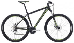 Велосипед Merida Big.Nine 20-MD 21 (2016) Matt black green