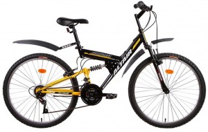 Велосипед Altair MTB FS 26 2015 Black yellow