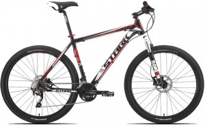 Велосипед Stark Surfer Marathon 650B (2015) 16 Black red