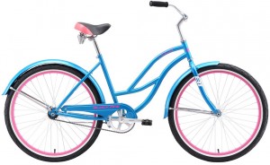 Велосипед Black One Flora 26 18 (2018) Blue pink white