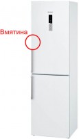 Холодильник с морозильником Bosch KGN39XW26R  вмятина на левой стороне