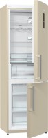 Холодильник с морозильной камерой Gorenje NRK6192MC Champagne
