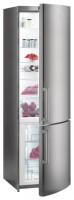 Холодильник с морозильником Gorenje NRK6200KX Silver