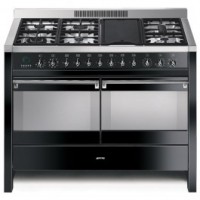 Газовая плита Smeg A4BL-8 Black