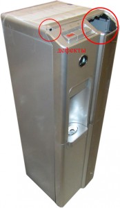 Кулер для воды Ecotronic  P7-LX Silver после сервиса, дефект