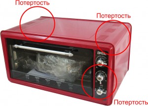 Мини-печь Akel AF-940 Red после сервиса