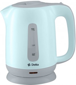 Электрический чайник Delta DL-1001 Blue grey
