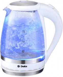 Электрический чайник Delta DL-1202 White